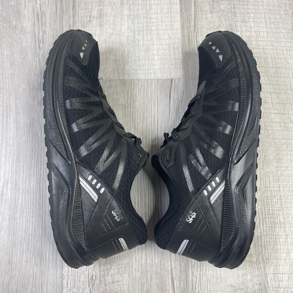 SAS Mission One Mens SZ 11 D Sneaker Black Lace Up Athletic Shoes Vibram Sole C - Picture 8 of 9